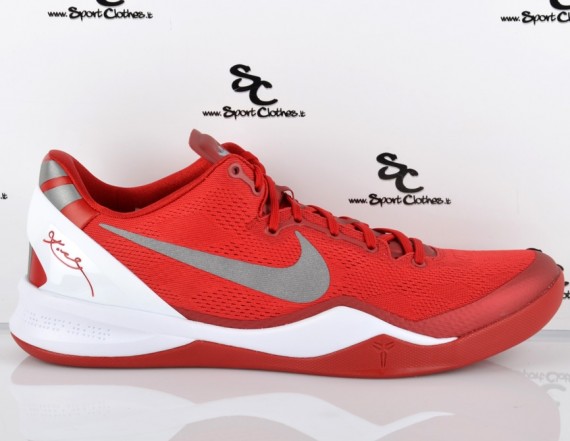 Nike Kobe 8 TB | Red/White/Silver 